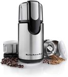 New Kitchenaid Bcg211ob Onyx Black Blade Coffee and Spice Grinder with Bowls