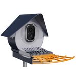 Birdkiss Smart Camera Bird Feeder with Squirrel Proof Seed Guard, AI Identify Camera with Solar Pannel, Auto Capture Bird Full HD Videos & Instant Notification, Ideal Gift for Bird Lovers