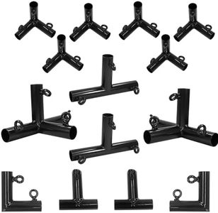 Aoneky 1 in Golf Frame Corner Kit for 10x10x20ft Practice Golf Cage Net