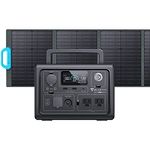 BLUETTI Solar Generator EB3A with PV120 Solar Panel Included, 268Wh Portable Power Station w/ 2 600W (1200W Surge) AC Outlets, LiFePO4 Battery Backup for Outdoor Camping, Trip, Power Outage
