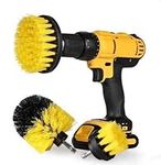 Power Scrubber Brush, Yefun 3Pcs/Set Multipurpose Scrubbing Drill Brush Attachment Kit & Cleaner for Cleaning Bathrooms, Tile, Grout, Boats