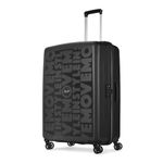 Skybags Play Check-in 76 cm (Large) 8 Wheels Trolley Bags for Travel, Hard Case Lightweight Bag with TSA Lock, Tough Suitcase for Travel (Jet Black)