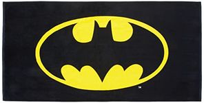 Franco Batman Super Soft Cotton Bath/Pool/Beach Towel, 60 in x 30 in, (Official Licensed Batman Product)