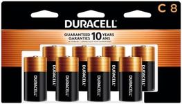 Duracell Coppertop C Batteries, 8 C