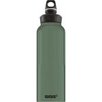 Sigg Water Bottle WMB Traveller (1.5l L), Leaf Green, Extra Large Reusable Water Bottles, Lightweight Leak Proof Water Bottle, Adventure-Ready Outdoor Travel Bottles, 50oz