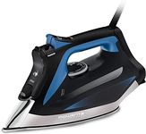 Rowenta DW5360 1750 Watt Focus Xcel Iron with Steam boost, Anti Drip, 400 Hole Sole Plate. Blue 12 x 6