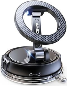 ANDERY Car Phone Holder for Magsafe [78+LBS Strongest Suction & 2400gf Magnetic] 360° Adjustable Car Phone Mount, Phone Holders for Your Car for iPhone 17 Pro Max 16 15 14 13 12 Air Plus, Carbon Fiber
