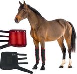 GOURIXIN Infrared & Red Light Therapy Wrap for Horses Leg Pain Relief & Inflammation, 660nm 880nm Equine Light Therapy Device, 20-Minute Auto-Shutoff Right