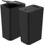 Caunedy 2 Pack Bathroom Trash Cans 