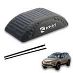 Away 3D Roofbag - 390 litres Capacity Car Rooftop Cargo Bag for Tata Safari with Sunroof | Aerodynamic Shape | Dual Opening | Water Resistant Material | Universal Fit Over Crossbars