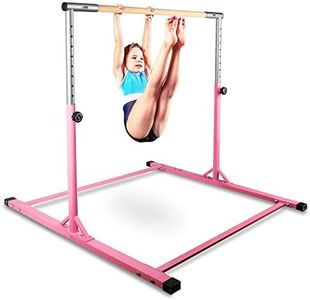 ORIENTOOLS Gymnastics Bar for Kids Indoor Horizontal Bar Height Adjustable 90cm to 150cm Gymnastics Training Equipment for Home Girls Fitness Garden Gym Uneven Bars Sports Dancers