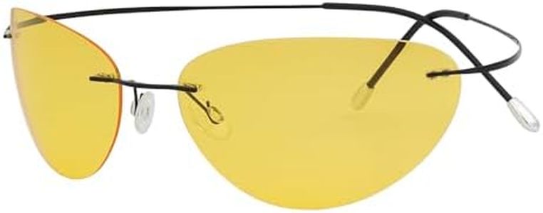 Eyekepper Cat-Eye Rimless Night Vision Driving Glasses for Men Women