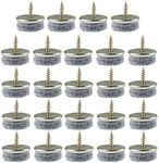 uxcell 24pcs Screw Felt Glider Furn