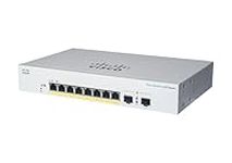 Cisco Systems Business CBS220-8T-E-2G Smart Switch | 8 Port GE | 2x1G Small Form-Factor Pluggable (SFP) | 3-Year Limited Hardware Warranty (CBS220-8T-E-2G-NA)