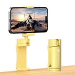 Portronics Mobot Clip Mobile Holder with 360° Adjustable Angles, Light Weight, Pocket Friendly, Mobile Stand for Table/Video Recording/Vlogging, Compatible with 4.5 to 6.9 inch Smartphones(Yellow)