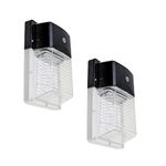 RAB Design Lighting, 12 Watt Eco LED Wall Light (2 Pack), Dusk to Dawn Photocell, Outdoor Residential and Commercial Wall Light, 1275 Lumens, 120-277 Volts, cETLus (CSA) Certified