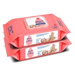 Johnson's Baby Wipes With Lid Combo Offer Pack, 2 x 80s (160 wipes)