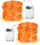 Orange Fall Lights, BrizLabs 2 Pack