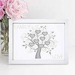 Personalised Family Tree Print - Birthday, Mother's Day Gift - Mum, Mummy, Nanny Gifts - A5, A4 Prints & Framed