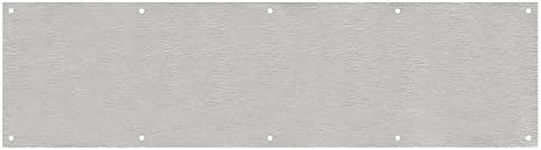 Designers Impressions Satin Nickel 8" x 30" Kick Plate: 609391