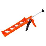 HAXO 9-Inch Caulking Gun, 300g Lightweight, Sturdy Steel Body, Smooth Round Rod, 6:1 Thrust Ratio, For Acrylic, Latex & Silicone Sealants | Riveted End Caps | Hardened Plunger Bush