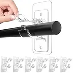 6-Pack No Drill Needed Curtain Rod 