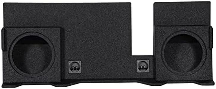 Dual 10" Vented Subwoofer Sub Box Enclosure for 04-08 Ford F150 SuperCrew/Xcab