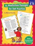 24 Nonfiction Passages for Test Practice: Boost Students Reading Comprehension and Critical Thinking Skills: Grades 4-5 (Professional Books)