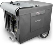 Rosefray Generator Cover-25”Lx24”Wx21”H,600D Heavy Duty Waterproof, Small Outside Equipment Cover for Champion,Predator,WEN,Ryobi,Generac,Westinghouse Portable Generator 3000-5000W-Gray/M