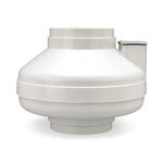 Fantech FR-150 in-Line Centrifugal Duct Fan, 6-Inch