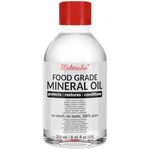 Materialix Food Grade Mineral Oil 250ml - for Wood, Bamboo, Stainless - Wooden Chopping Board Oil, Butcher Block Oil - Cutting Board Oil and Conditioner, Slate Oil, Mineral Oil Food Grade