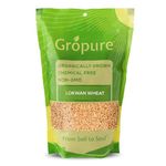 GroPure Organic Lokwan Wheat - 9kg I Best Wheat to Make delicious Soft Rotis, Lachha Paratha and Aatte ka Halwa I Chemicals and Pesticides Free I Contains more Vitamins, Proteins & Fibres I Organically Grown with Love in our Farms in Madhya Pradesh and Maharashtra I Sustainably processed to retain its Purity, Natural Colour and Taste I Contains more vitamins, proteins and fibres I Best Lokwan Wheat