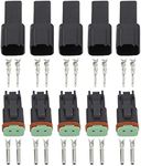 CNLW Black 5 Sets 2 Pin/Way DJ3021Y