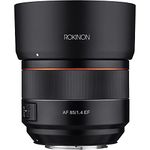 Rokinon 85mm F1.4 AF Lens for Canon EF Mount, Black (IO85AF-C)