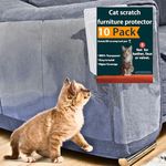 Furniture Protectors from Cats - 5 XL Pack - Cat Scratch Deterrent - Cat Repellent for Furniture - Couch Protector from Cats - Includes Cat Grooming Glove