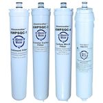 KleenWater Replacement for Water Factory SQC4 and 3M 3MRO401 Water Filters and Module, Made in USA, Set of 4