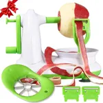 Apple Peeler, 8 Wedges Apple Peeler Slicer Corer, Stainless Steel Blades, Apple Slicer, Apple Corer