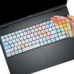 Colorful Keyboard Cover for Dell Precision 3560 3561 3570 3571 3580 3581 3590 3591/ Dell Latitude 5550 5540 5520 5521 3540 3550 2024 2023 2022 15.6 inch Laptop Keyboard Protective Cover Skin