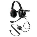 Maxtop AHDH0032-BK-M1 Two Way Radio Noise Cancelling Headset for Motorola CP200 CP200D BPR40 EP450 BearCom BC130