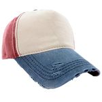 Men Women Vintage Star Snapback Baseball Ball Cap Outdoor Sports Hats Adjustable MFAZ Morefaz Ltd (Plain Red Nave)