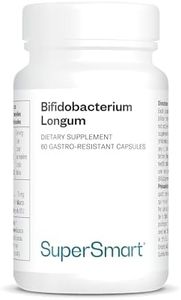 Probiotique Bifidobacterium longum - Améliore les Troubles Intestinaux - Renforce le Système Immunitaire - Réduit les Symptômes d’Allergie au Pollen - Contribue à Réduire les Infections - Supersmart