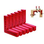 4" Positioning Squares, Right Angle Clamp, 90 Degree Corner Clamp, Woodworking Tool L-Type Corner Clamp for Picture Frames, Boxes, Cabinets or Drawers, Carpenter Tool, Set of 6