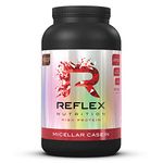 Reflex Nutrition Micellar Casein Slow Release Protein Powder 24g Protein 3.6g Carbs 0.5g of Fat 80% Micellar casein (Chocolate) (909g)