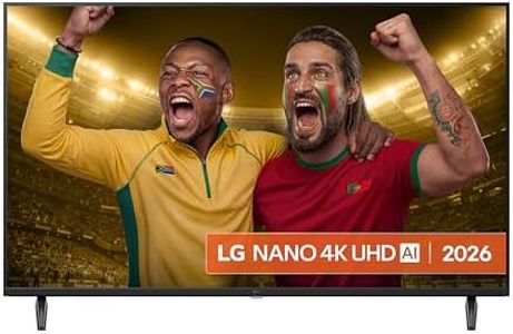 LG NANO 4K UHD AI NU80 43-inch 4K Smart TV - 43NU800B6LC (α7 AI Processor 4K Gen9, 60Hz, HDR10, FILMMAKER MODE™, Google Cast, Apple AirPlay 2) [Model year 2026]
