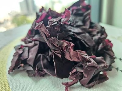 NaturalZing Awaken, Nourish, Empower Your Life Wildcrafted Atlantic Dulse Flakes 16 oz (16 OZ, Whole Leaf)
