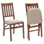 Stakmore Arts and Craft Folding Chair Finish, Set of 2, Fruitwood