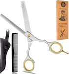 RJR Professional Hair Thinning Scissors for Women, 6 Inches Barber Hair Scissors Professional, Stainless Steel Hair Thinning Shears for Men, Kids and Salons