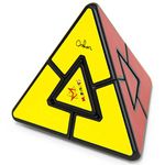 Meffert's Pyraminx Duo by Recent Toys, Brain Teaser 3d Puzzle Triangle for Adults Kids Boys Girls Fidget Toy Stress Relief Puzzle Cube Official Pyraminx from Meffert's