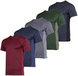 5 Pack Men’s Active Quick Dri Dry F