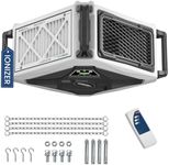 ALORAIR 2 Stage 270° Intake (580/780CFM) Air Filtration Systems Woodworking Built-In Ionizer with Remote Control & Strong Vortex Fan, Hanging Mode for Works Shop, Shop Dust Collectors, Purecare 780IG